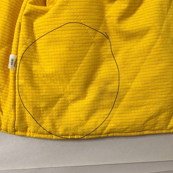 Tommy Hilfiger Vintage Yellow Quilted Vest  Insert Women’s Medium Outerwear Fall - Picture 14 of 16